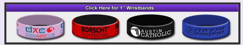 1.0" Wristbands